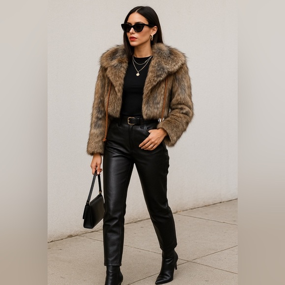 Fendi Real Fur Cropped Jacket – Made in Italy, Size 38 (US 2-4) - Picture 2 of 8